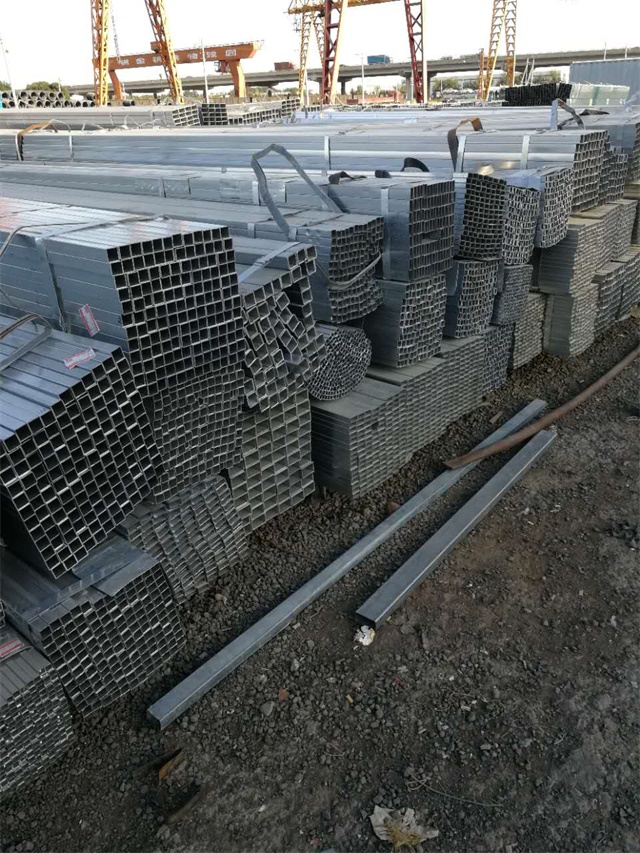 Q235B热浸建德建德建德镀锌无缝方矩管 钢结构专用管材